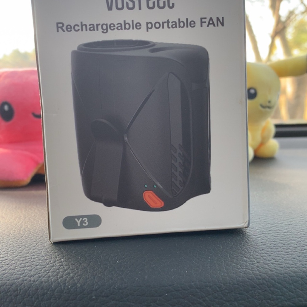 Vostec Rechargeable Portable Fan - army green